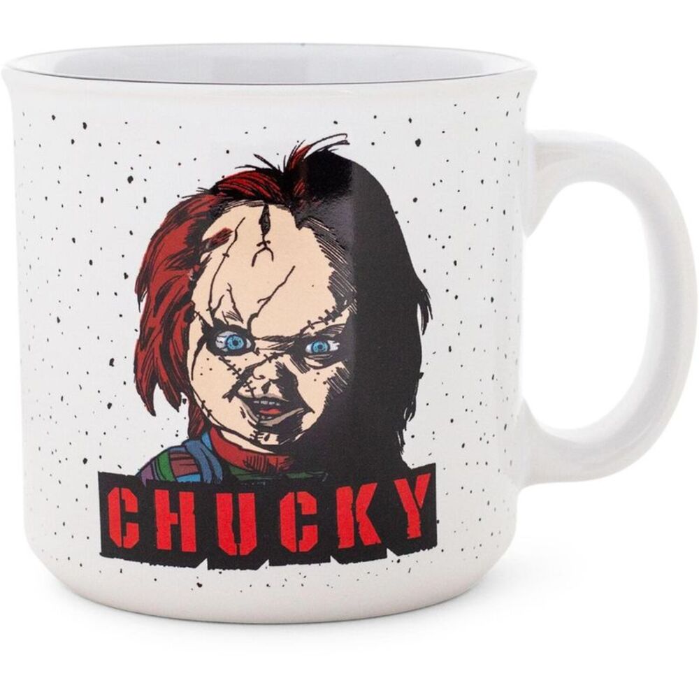 Child's Play - 20oz Ceramic Camper Mug - Chucky  COLLECTIBLES
